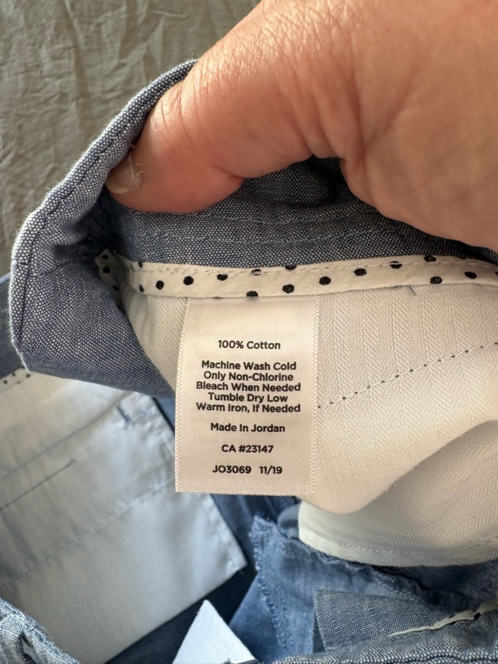 Talbots Perfect Short Chambray Cotton Bermuda. Size 10P. - Picture 6 of 10